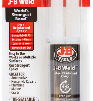 JB WELD - J-B Weld Steel Reinforced – Syringe - JBW50165