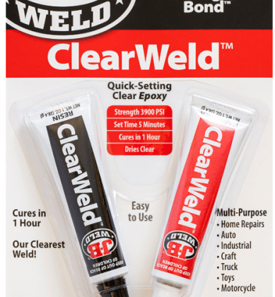 JB WELD - ClearWeld – Twin Tubes - JBW8212